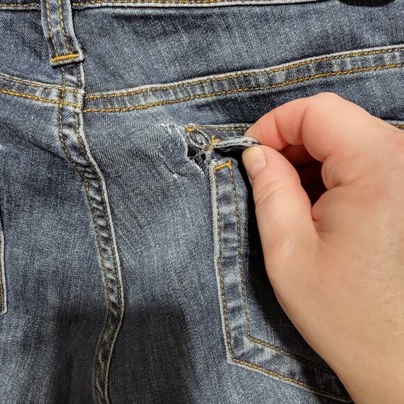 Kut from the Kloth Bardot Skinny Boyfriend Jeans Size 6 PLEASE READ - Picture 5 of 15